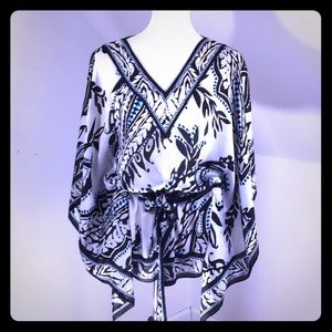 WHBM flowy tunic EUC